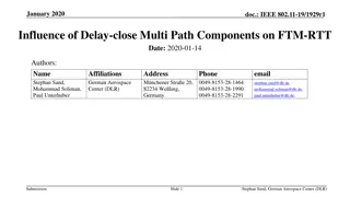 Influence of Delay-close Multi Path Components on FTM-RTT Ranging Accuracy