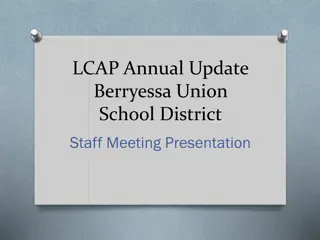 LCAP Annual Update & Funding Overview