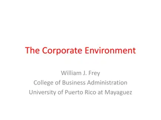 Corporate Environment and Responsibility