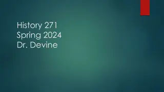 History 271 - Spring 2024 Course Information