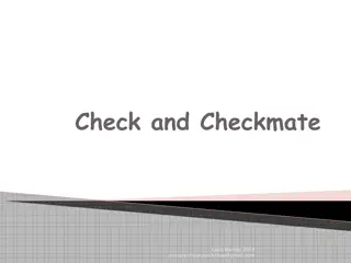 Check and Checkmate