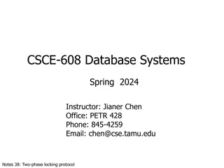 CSCE-608 Database Systems