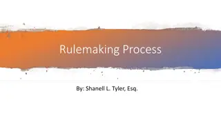 Rulemaking Process