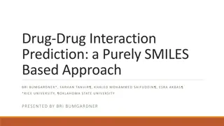 Drug-Drug Interaction Prediction using SMILES: A Novel Approach