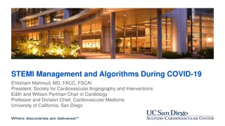STEMI Management and Algorithms During COVID-19