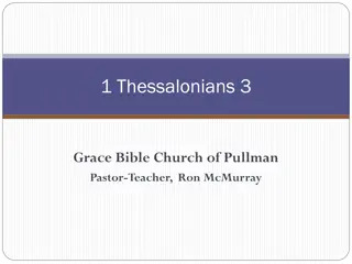 Thessalonians 3:1-2 - Difficulties and Decision Making
