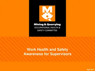 Work Health and Safety  Awareness for Supervisors