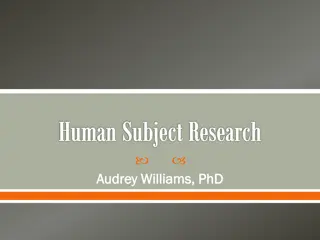 Human Subject Research