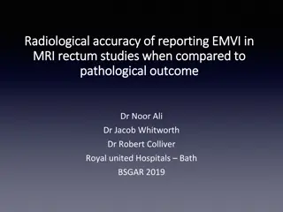 Radiological Accuracy of EMVI Reporting in Rectal MRI Studies