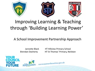 Improving Learning and Teaching through Partnership Approach