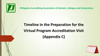 Philippine Accrediting Association Virtual Program Accreditation Preparation