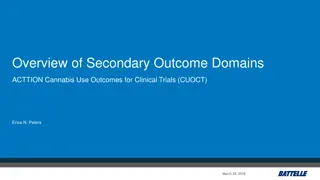 Overview of Cannabis Use Outcomes in Clinical Trials