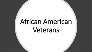 Stories of African American Veterans in Service