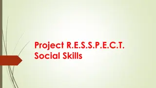 Social Skills Project for Respectful Communication