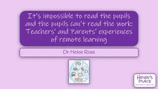 Challenges of Remote Learning for Dyslexic Learners