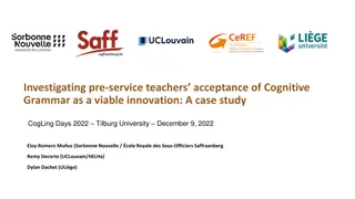 Investigating Pre-Service Teachers' Acceptance of Cognitive Grammar