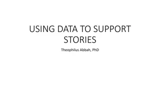 Using Data to Support Stories in Journalism