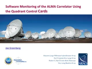 Software Monitoring of ALMA Correlator Using Quadrant Control Cards