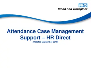 Attendance Case Management Support - HR Direct Overview