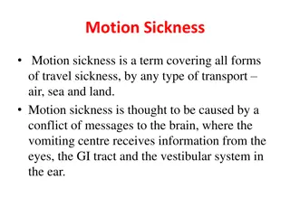 Motion Sickness Symptoms and Treatment