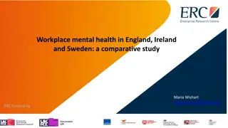 Comparative Study on Workplace Mental Health in England, Ireland, and Sweden