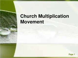 Church Multiplication Movements