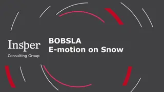 BOBSLA E-motion on Snow Consulting Group