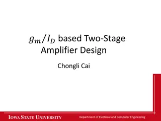 Amplifier Design Tradeoffs in Transistor Operation