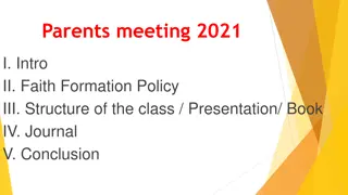 Parents meeting 2021