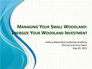 Managing Your Small Woodland: Energize Your Investment