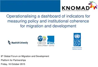 Dashboard of Indicators for Policy and Institutional Coherence in Migration