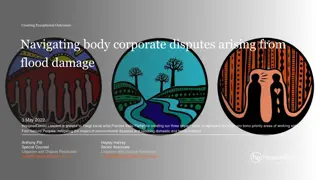 Navigating body corporate disputes arising from Flood Damage