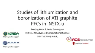 Studies of Lithiumization and Boronization in NSTX-U