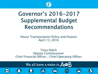 Funding Components for Transportation Enhancements