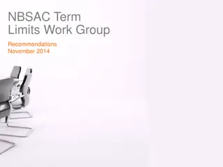 NBSAC Term  Limits Work Group