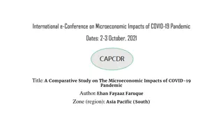 Comparative Study on Microeconomic Impacts of COVID-19 Pandemic