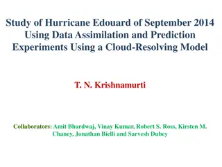 Study on Hurricane Edouard of 2014 using Data Assimilation and Prediction Experiments