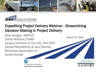 Streamlining Decision Making in Project Delivery