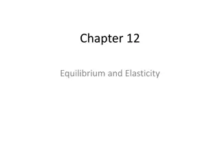 Equilibrium and Elasticity Principles