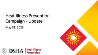 Heat Illness Prevention Campaign Update