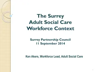 Future Trends in Adult Social Care Workforce in Surrey