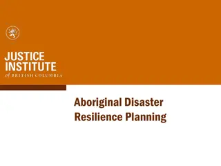 Aboriginal Disaster Resilience Planning Overview