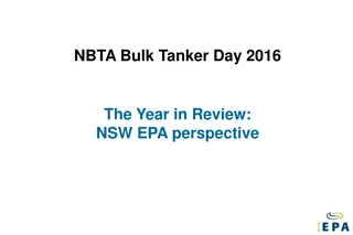 Review of NSW EPA's Tanker Safety Initiatives