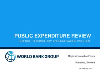 Public Expenditure Review of STI Policies - Regional Innovation Forum