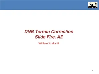 Terrain Correction for Slide Fire in Arizona
