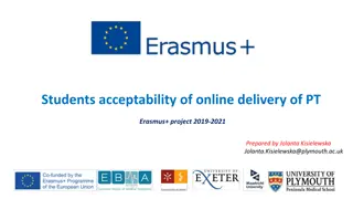 Students' Acceptability of Online Delivery of PT Erasmus+ Project 2019-2021