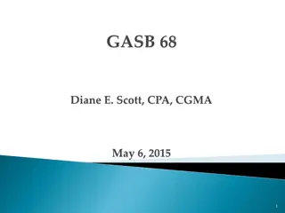 Summary of Audit Approach and GASB Statement Changes
