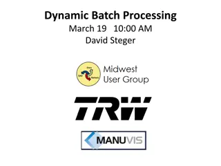 Dynamic Batch Processing