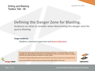 Defining the Danger Zone for Quarry Blasting