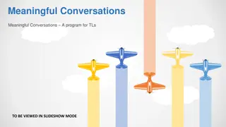 Meaningful Conversations for Team Leaders